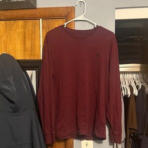 Polo Ralph Lauren Maroon Long Sleeve Tee